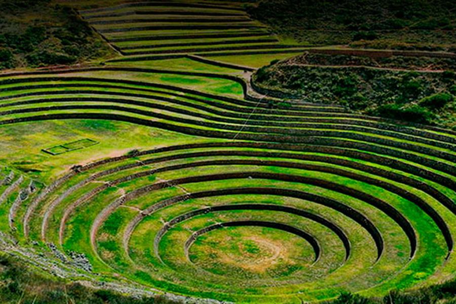 Terrazas circulares del sitio arqueológico de Moray