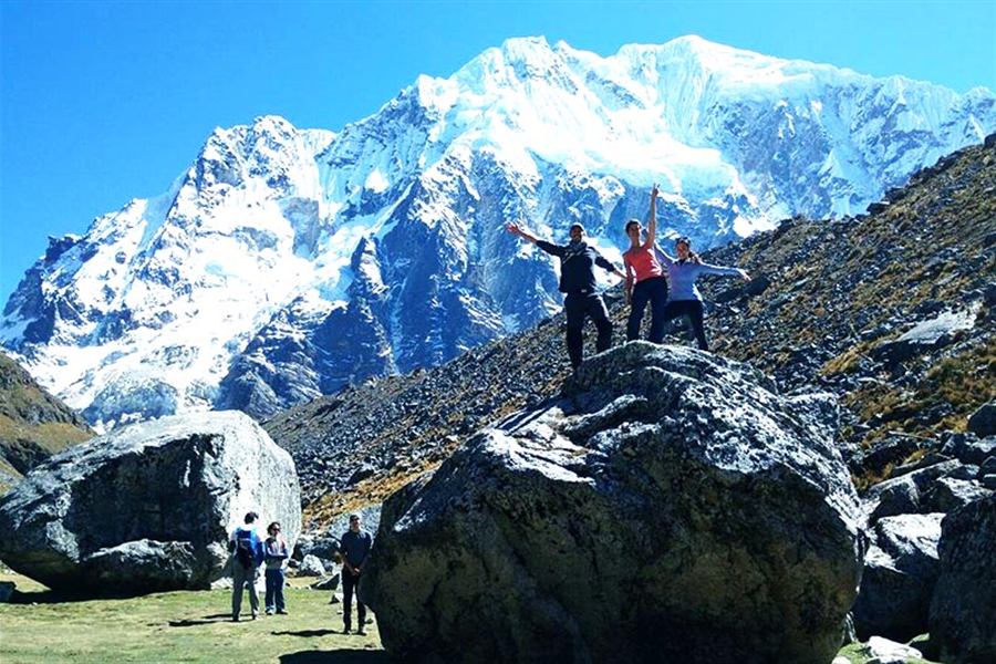 Nevado Salkantay en la cordillera de Vilcabamba